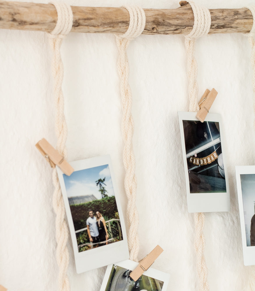 Handgemachter Makramee Fotowandbehang "Tassel" - Interior > Dekoration > Makramee von mahina