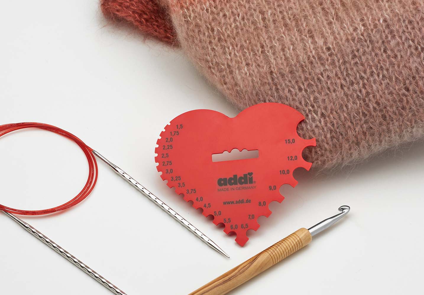 Addi Nadelmaß für Häkel- und Stricknadeln "addiTwin" 409-7 - Bastelbedarf -> Häkeln und Stricken -> Stricknadeln von mahina
