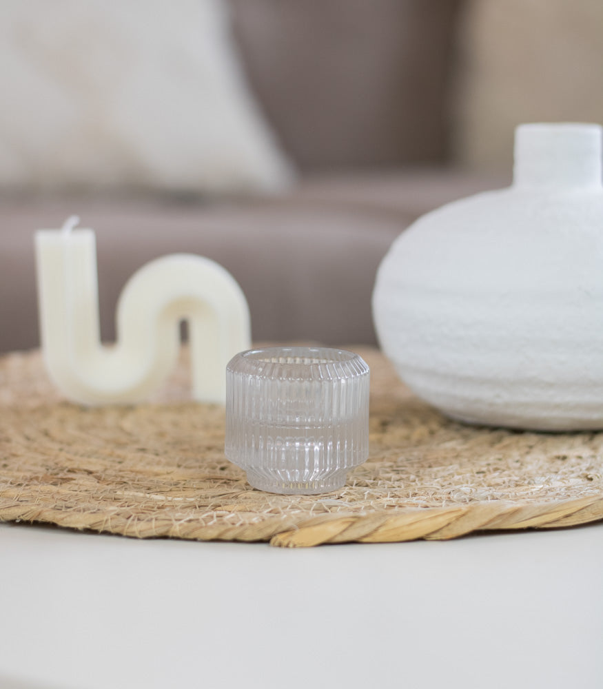 Teelichtglas/Kerzenständer "Feli" 2in1, verschiedene Farben - Interior > Dekoration > Teelichtglas von mahina