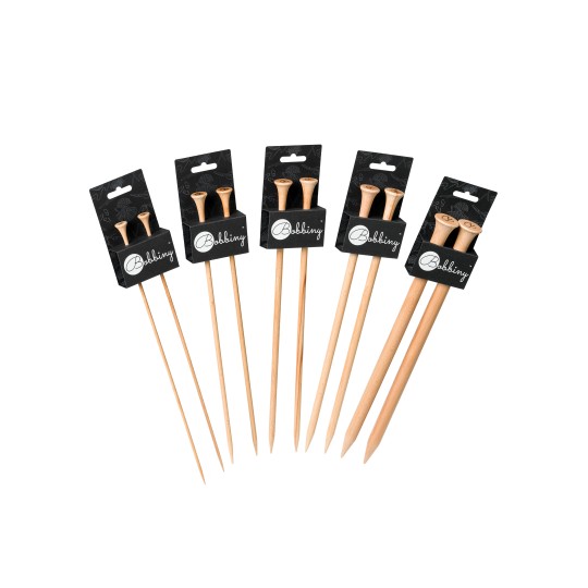 Bobbiny Stricknadel Buchenholz - Bastelbedarf -> Häkeln und Stricken -> Häkelnadeln von mahina