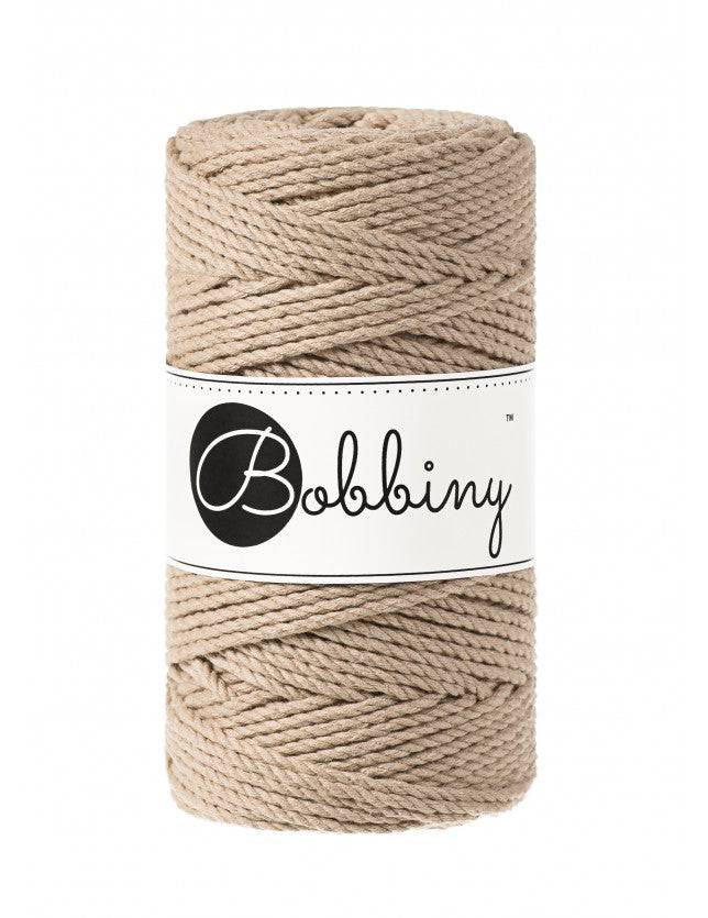 Bobbiny Makramee Garn 3mm 3ply 100m - Garne > Baumwollgarne > Bobbiny > 3ply > 3mm von mahina