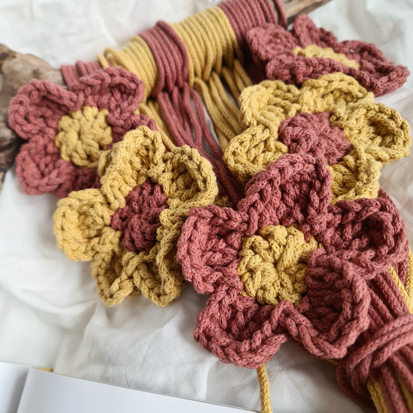 Bobbiny Makramee Garn 5mm 3ply 100m - Garne > Baumwollgarne > Bobbiny > 3ply > 5mm von mahina