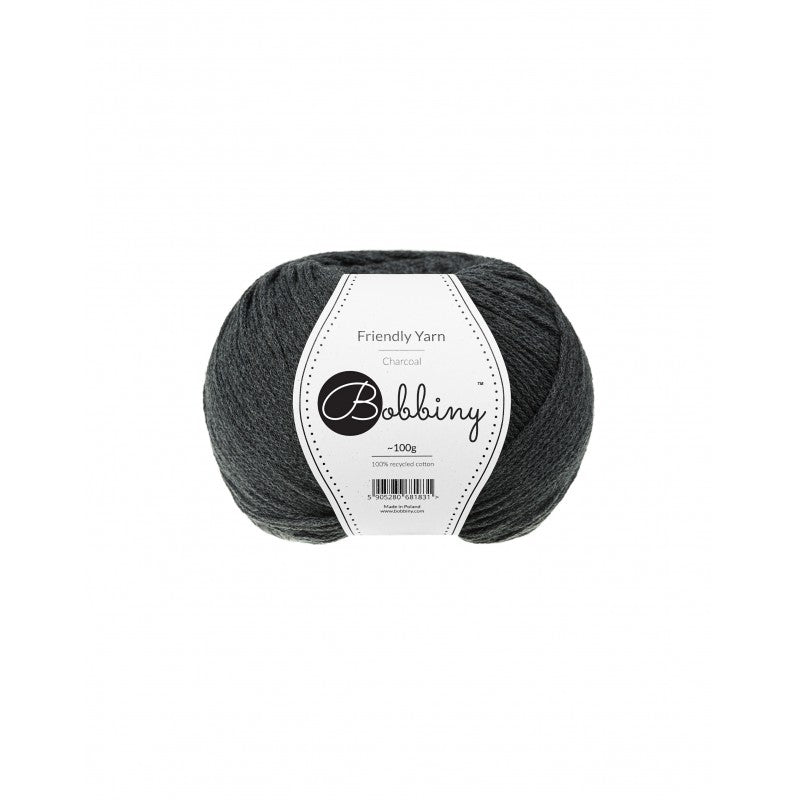 Bobbiny Friendly Yarn Charcoal 100g - Garne > Bobbiny > Friendly Yarn von mahina