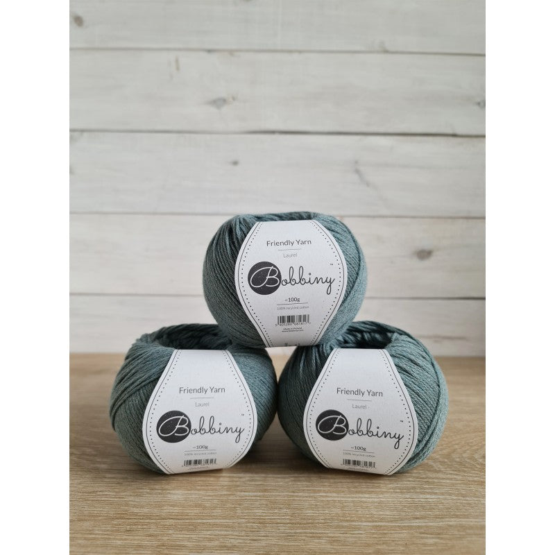Bobbiny Friendly Yarn Laurel 100g - Garne > Bobbiny > Friendly Yarn von mahina