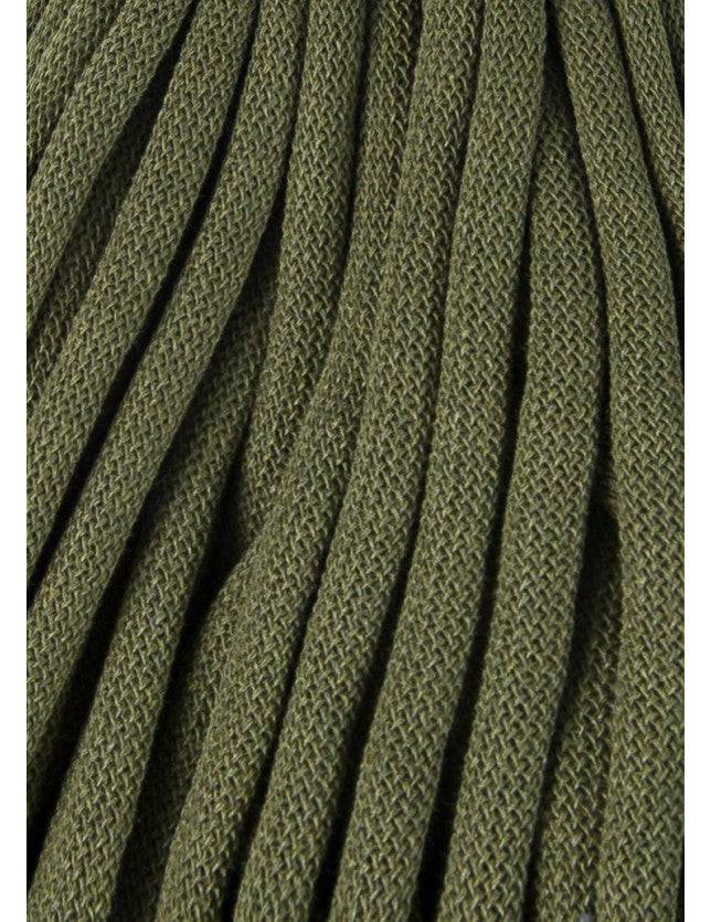 Bobbiny JUMBO Flechtkordel 9mm geflochten Avocado 100m - Garne > Baumwollgarne > Bobbiny > Geflochten > 9mm von mahina