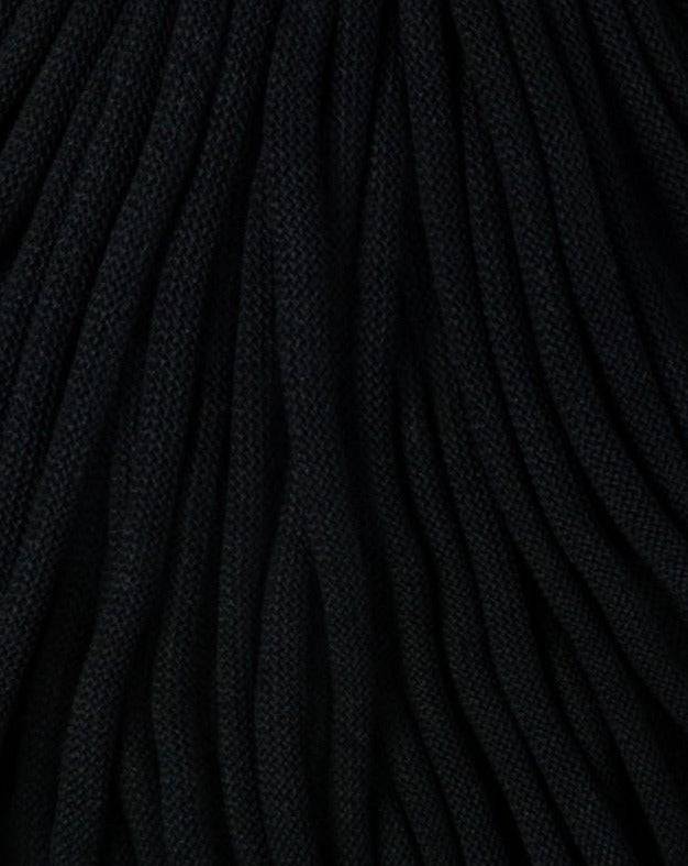 Bobbiny JUMBO Flechtkordel 9mm geflochten Black 100m - Garne > Baumwollgarne > Bobbiny > Geflochten > 9mm von mahina