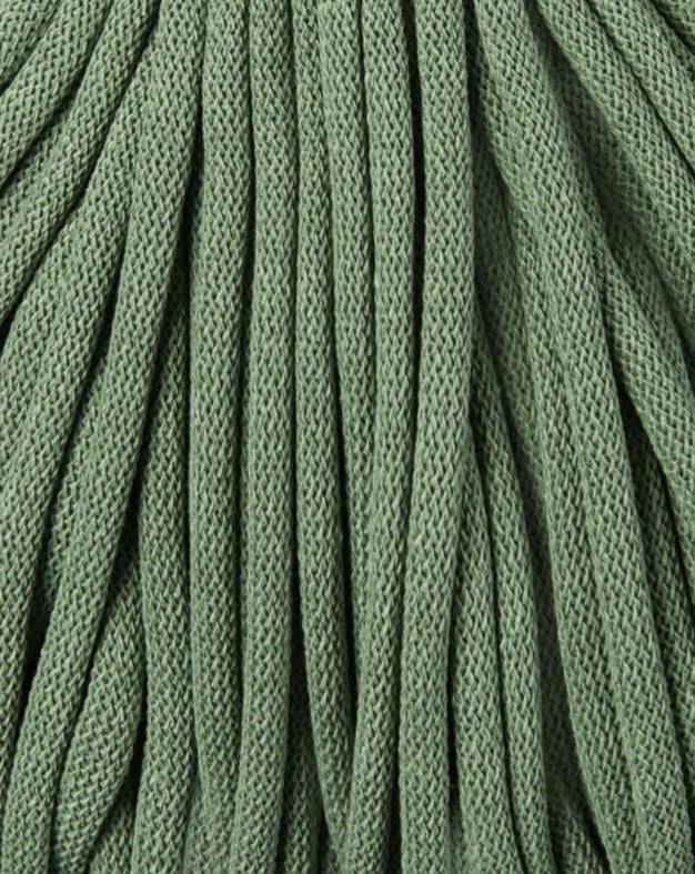 Bobbiny JUMBO Flechtkordel 9mm geflochten Eucalyptus Green 100m - Garne > Baumwollgarne > Bobbiny > Geflochten > 9mm von mahina
