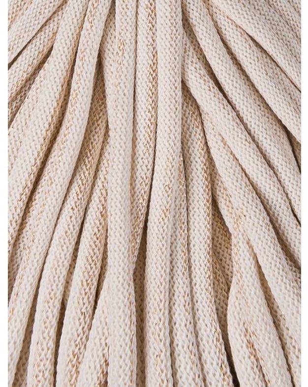 Bobbiny JUMBO Flechtkordel 9mm geflochten Golden Natural 100m - Garne > Baumwollgarne > Bobbiny > Geflochten > 9mm von mahina