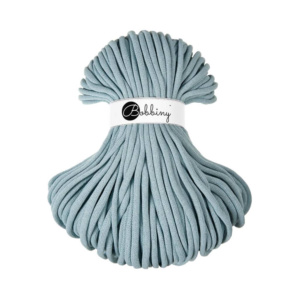 Bobbiny JUMBO Flechtkordel 9mm geflochten Misty 100m - Garne > Baumwollgarne > Bobbiny > Geflochten > 9mm von mahina