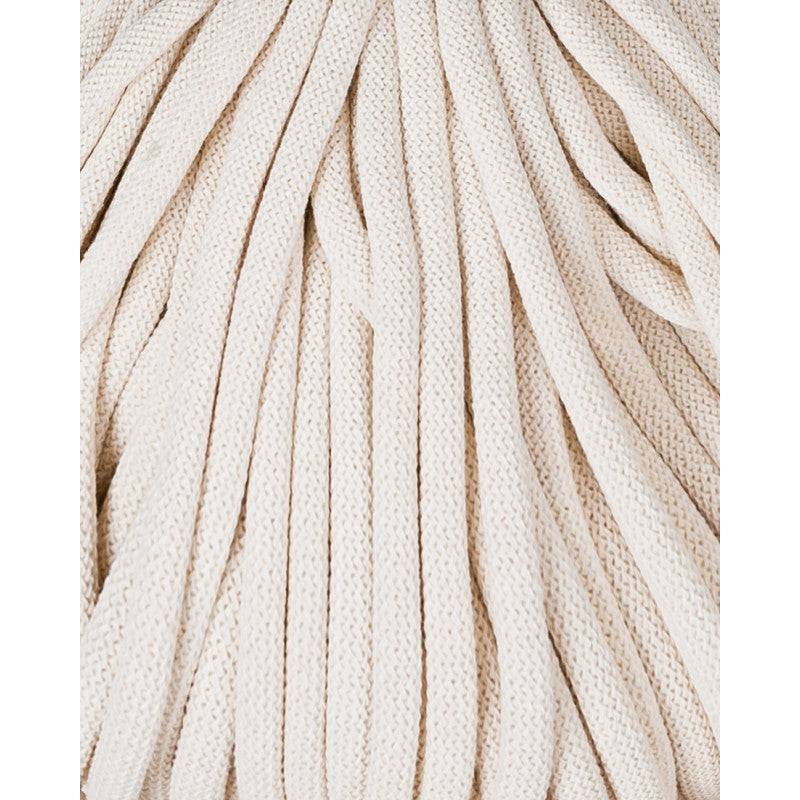 Bobbiny JUMBO Flechtkordel 9mm geflochten Natural 100m - Garne > Baumwollgarne > Bobbiny > Geflochten > 9mm von mahina