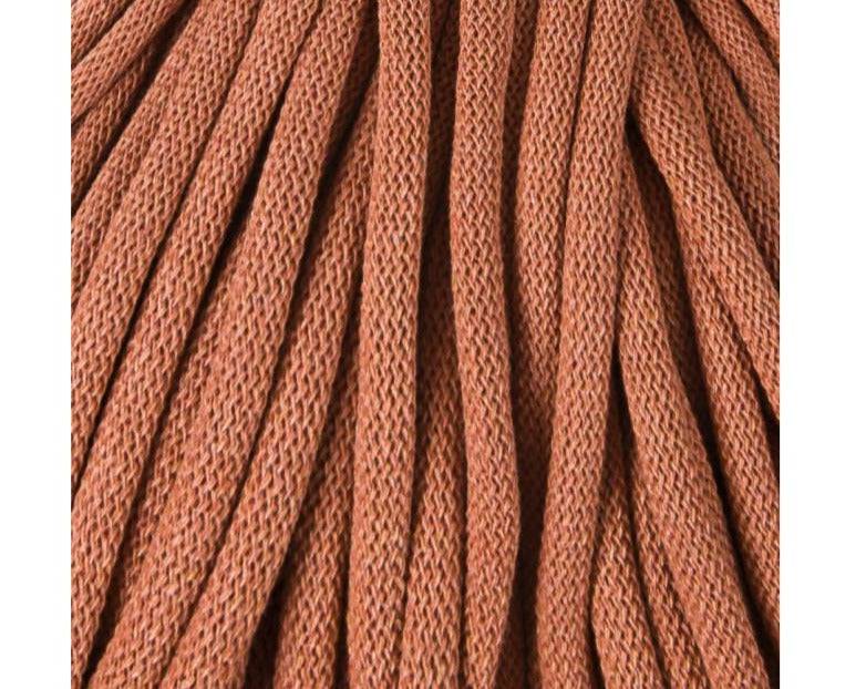 Bobbiny JUMBO Flechtkordel 9mm geflochten Terracotta 100m - Garne > Baumwollgarne > Bobbiny > Geflochten > 9mm von mahina