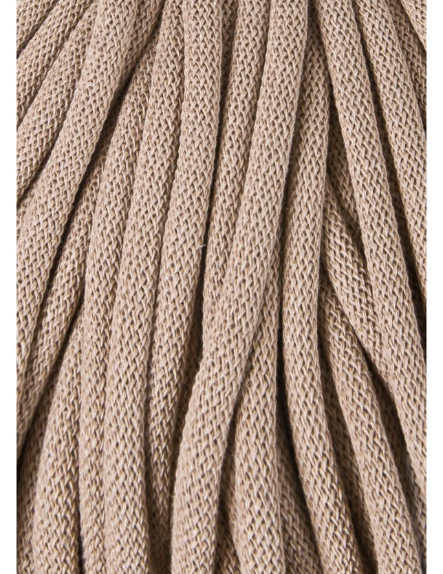 Bobbiny JUMBO SOFT Flechtkordel 8mm geflochten Sand 100m - Garne > Baumwollgarne > Bobbiny > Geflochten > 9mm von mahina