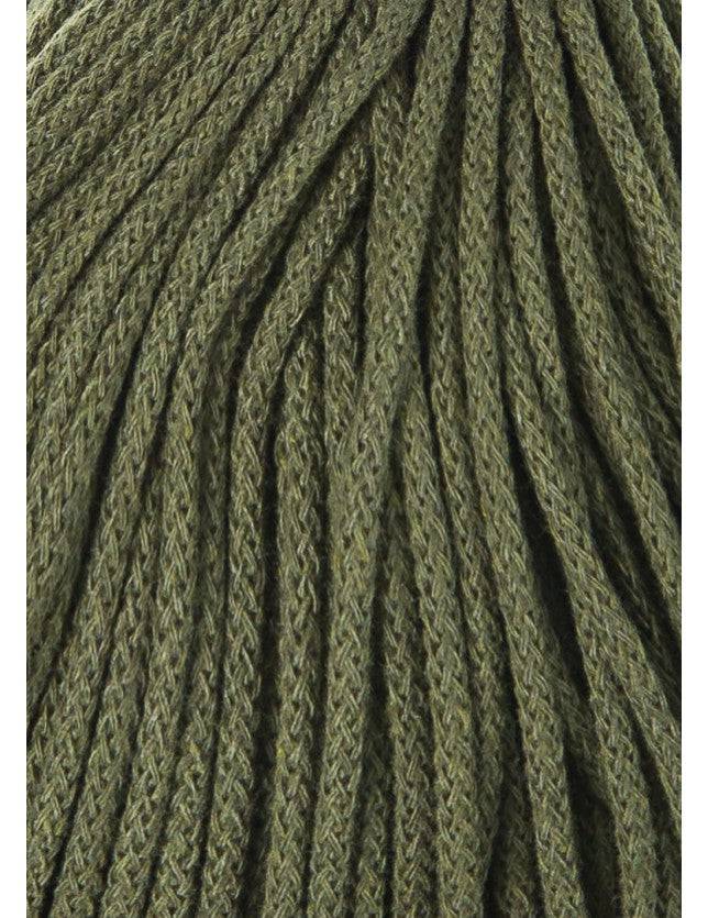 Bobbiny JUNIOR Flechtkordel 3mm geflochten Avocado 100m - Garne > Baumwollgarne > Bobbiny > Geflochten > 3mm von mahina