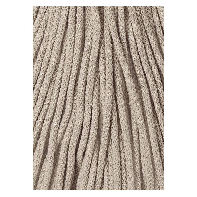 Bobbiny JUNIOR Flechtkordel 3mm geflochten Beige 100m - Garne > Baumwollgarne > Bobbiny > Geflochten > 3mm von mahina