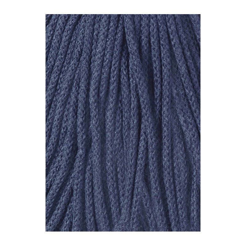 Bobbiny JUNIOR Flechtkordel 3mm geflochten Jeans 100m - Garne > Baumwollgarne > Bobbiny > Geflochten > 3mm von mahina