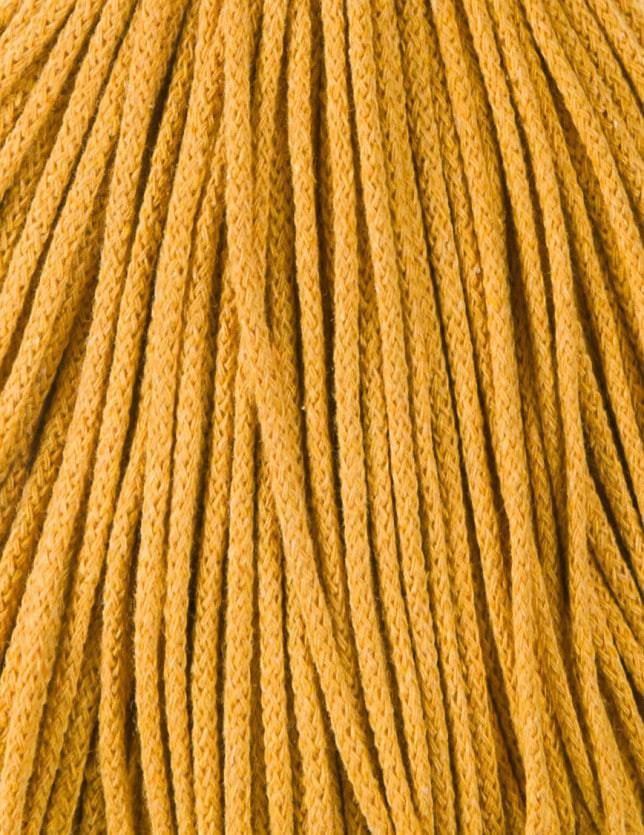 Bobbiny JUNIOR Flechtkordel 3mm geflochten Mustard 100m - mahina