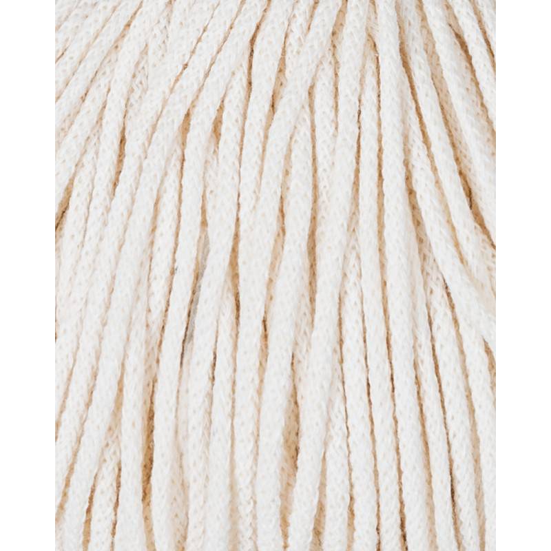 Bobbiny JUNIOR Flechtkordel 3mm geflochten Natural 100m - Garne > Baumwollgarne > Bobbiny > Geflochten > 3mm von mahina