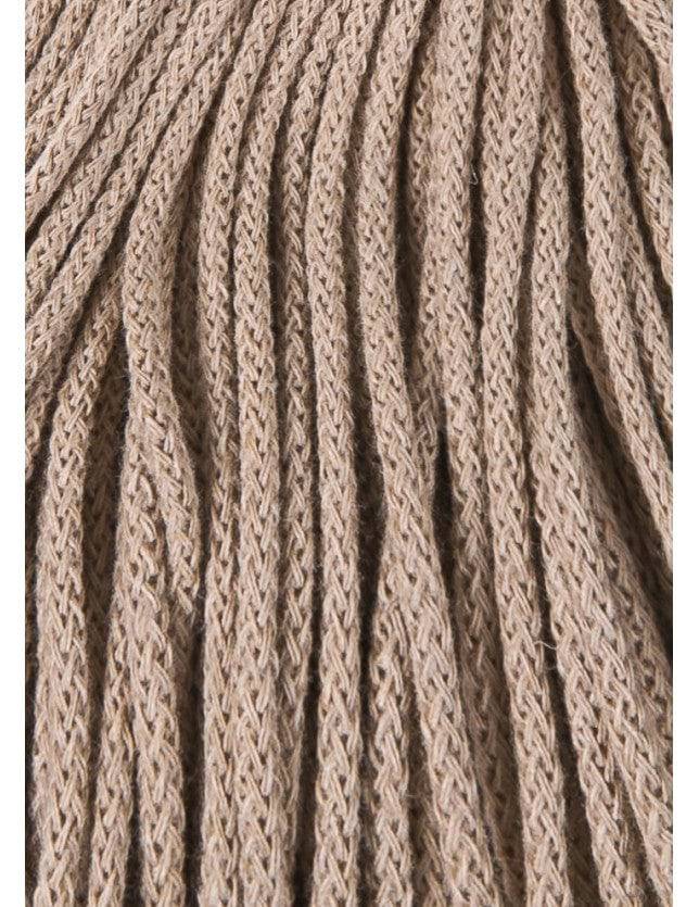 Bobbiny JUNIOR Flechtkordel 3mm geflochten Sand 100m - Garne > Baumwollgarne > Bobbiny > Geflochten > 3mm von mahina