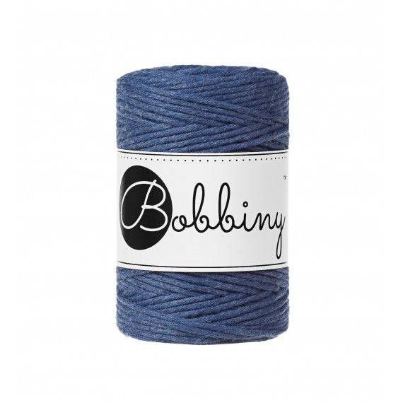 Bobbiny Makramee Garn 1,5mm gezwirnt Jeans 100m - mahina