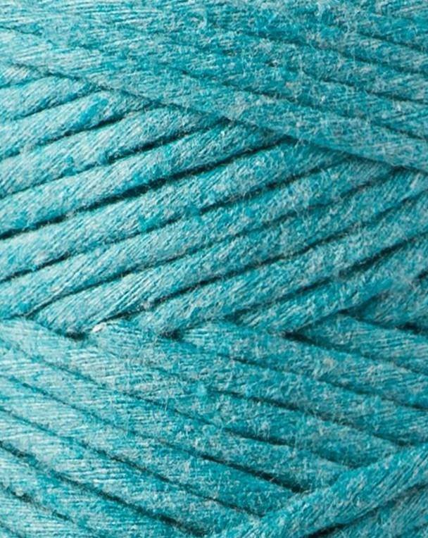 Bobbiny Makramee Garn 1,5mm gezwirnt Teal 100m - mahina
