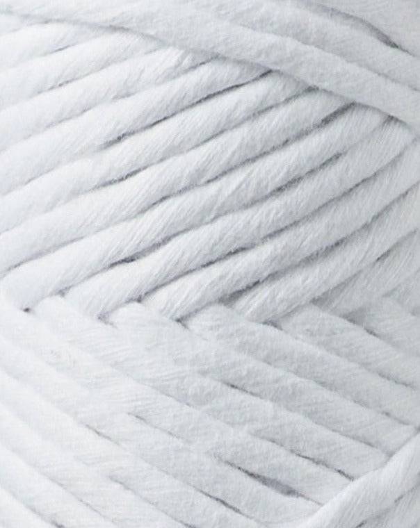 Bobbiny Makramee Garn 1,5mm gezwirnt White 100m - mahina