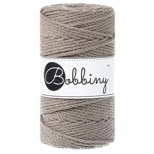 Bobbiny Makramee Garn 3mm 3ply Coffee 100m - mahina