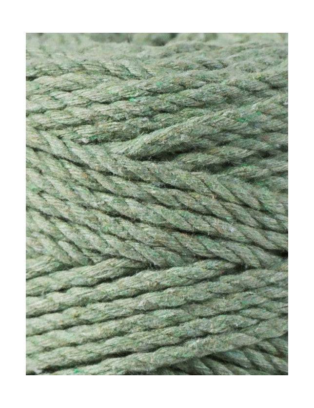 Bobbiny Makramee Garn 3mm 3ply Eucalyptus Green 100m - Garne > Baumwollgarne > Bobbiny > 3ply > 3mm von mahina
