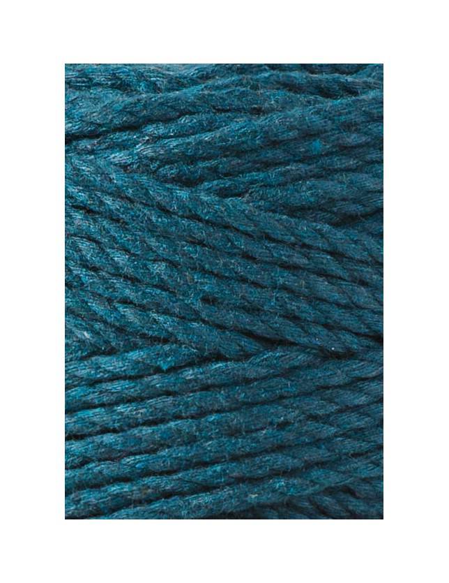 Bobbiny Makramee Garn 3mm 3ply Peacock Blue 100m - mahina
