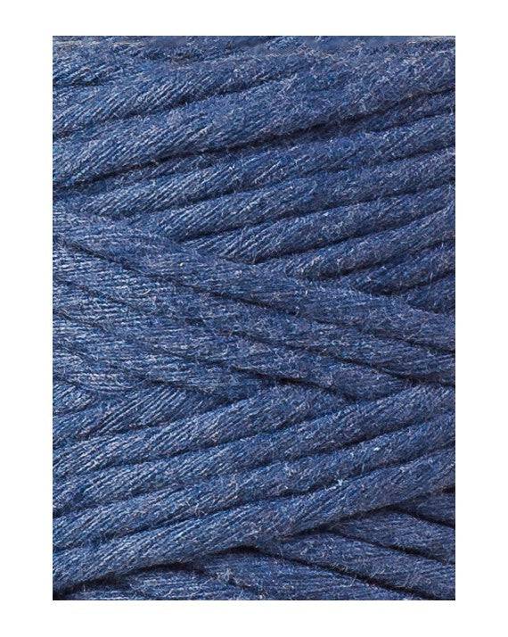 Bobbiny Makramee Garn 3mm gezwirnt Jeans 100m - mahina