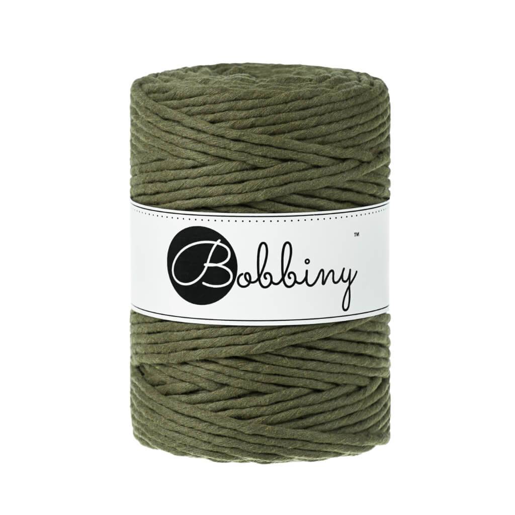 Bobbiny Makramee Garn 5mm gezwirnt Avocado 100m - mahina