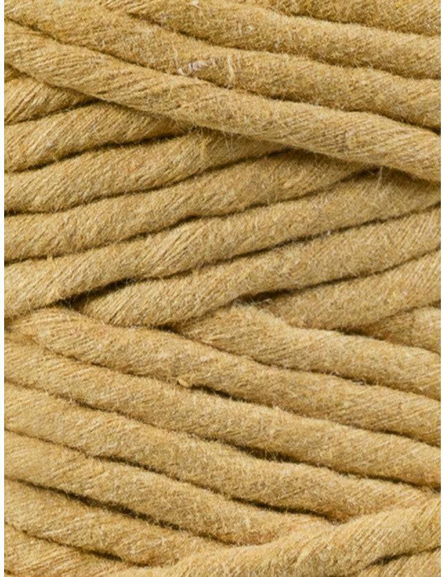 Bobbiny Makramee Garn 5mm gezwirnt Mustard 100m - mahina