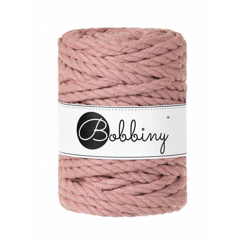 Bobbiny Makramee Garn 9mm 3ply Blush 30m - mahina