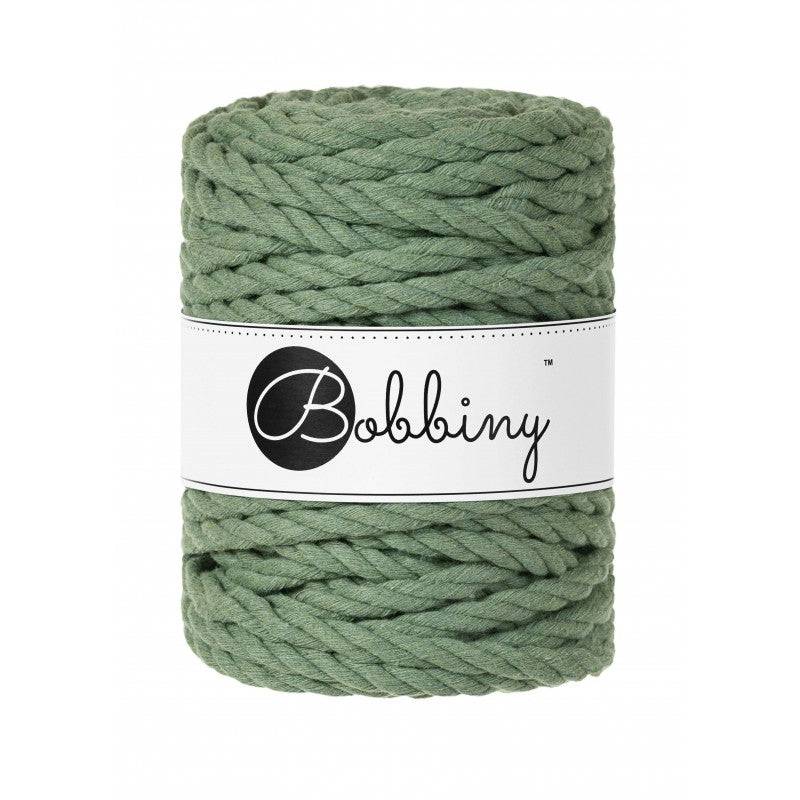 Bobbiny Makramee Garn 9mm 3ply Eucalyptus Green 30m - mahina