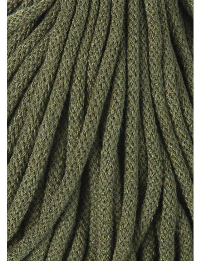 Bobbiny PREMIUM Flechtkordel 5mm geflochten Avocado 100m - Garne > Baumwollgarne > Bobbiny > Geflochten > 5mm von mahina