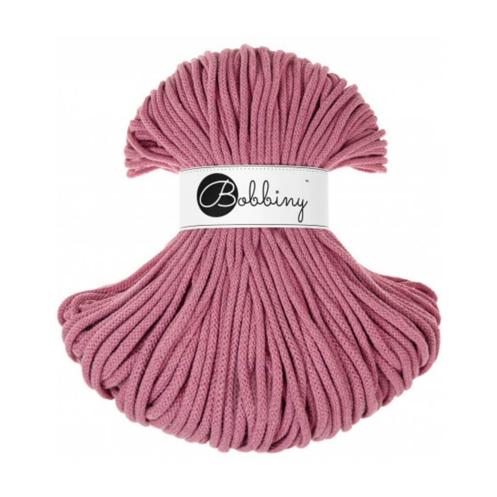 Bobbiny PREMIUM Flechtkordel 5mm geflochten Blossom 100m - Garne > Baumwollgarne > Bobbiny > Geflochten > 5mm von mahina