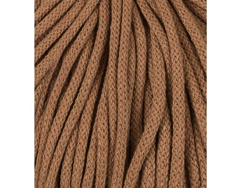 Bobbiny PREMIUM Flechtkordel 5mm geflochten Caramel 100m - Garne > Baumwollgarne > Bobbiny > Geflochten > 5mm von mahina