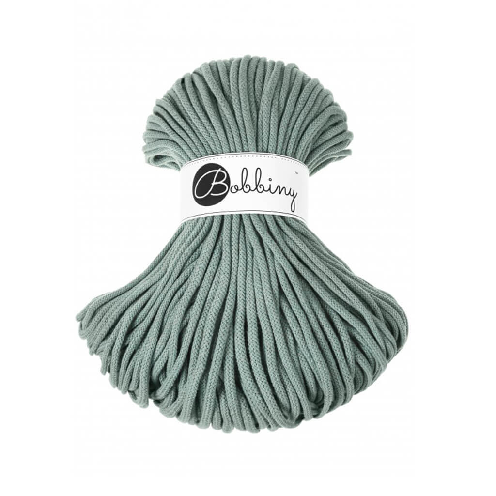 Bobbiny PREMIUM Flechtkordel 5mm geflochten Laurel 100m - Garne > Baumwollgarne > Bobbiny > Geflochten > 5mm von mahina