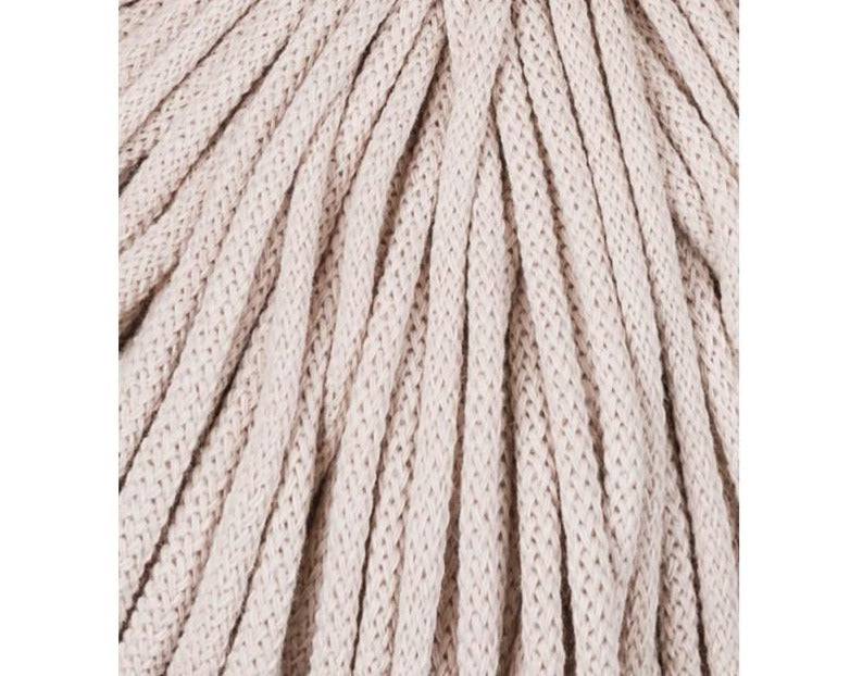 Bobbiny PREMIUM Flechtkordel 5mm geflochten Nude 100m - Garne > Baumwollgarne > Bobbiny > Geflochten > 5mm von mahina