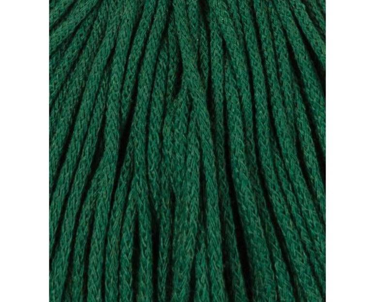 Bobbiny PREMIUM Flechtkordel 5mm geflochten Pine Green 100m - Garne > Baumwollgarne > Bobbiny > Geflochten > 5mm von mahina