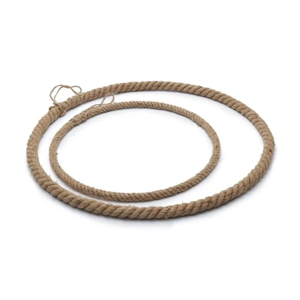 Holzring aus Jute in verschiedenen Größen - Bastelbedarf -> Holz > Holzringe von mahina
