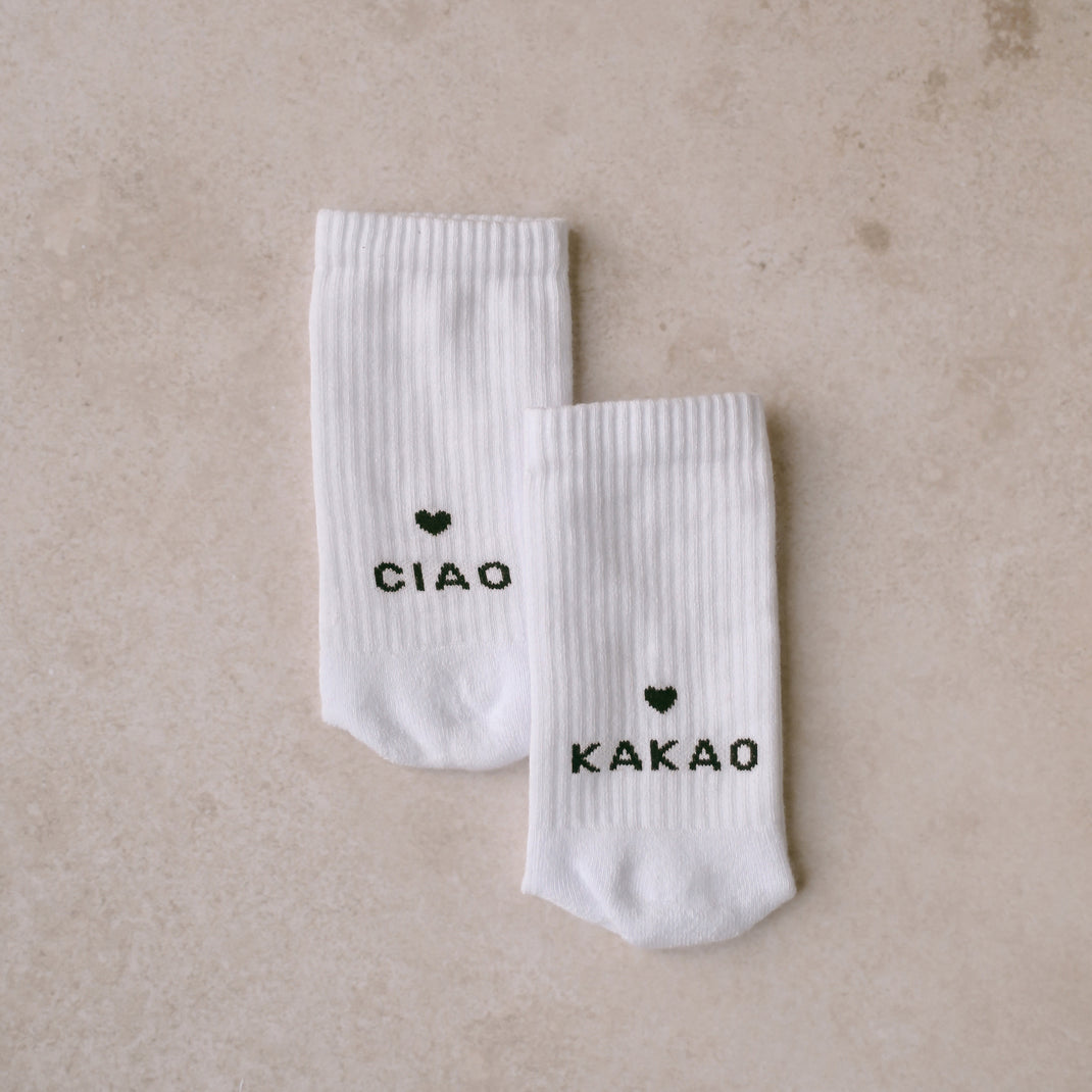 Eulenschnitt Socken Ciao Kakao - Interior > Dekoration > Sonstiges von mahina