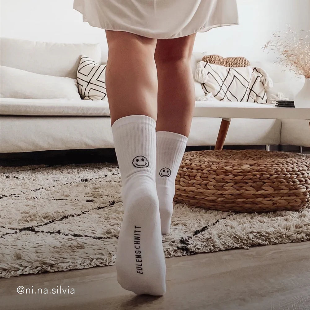 Eulenschnitt Socken Smiley - Interior > Dekoration > Sonstiges von mahina