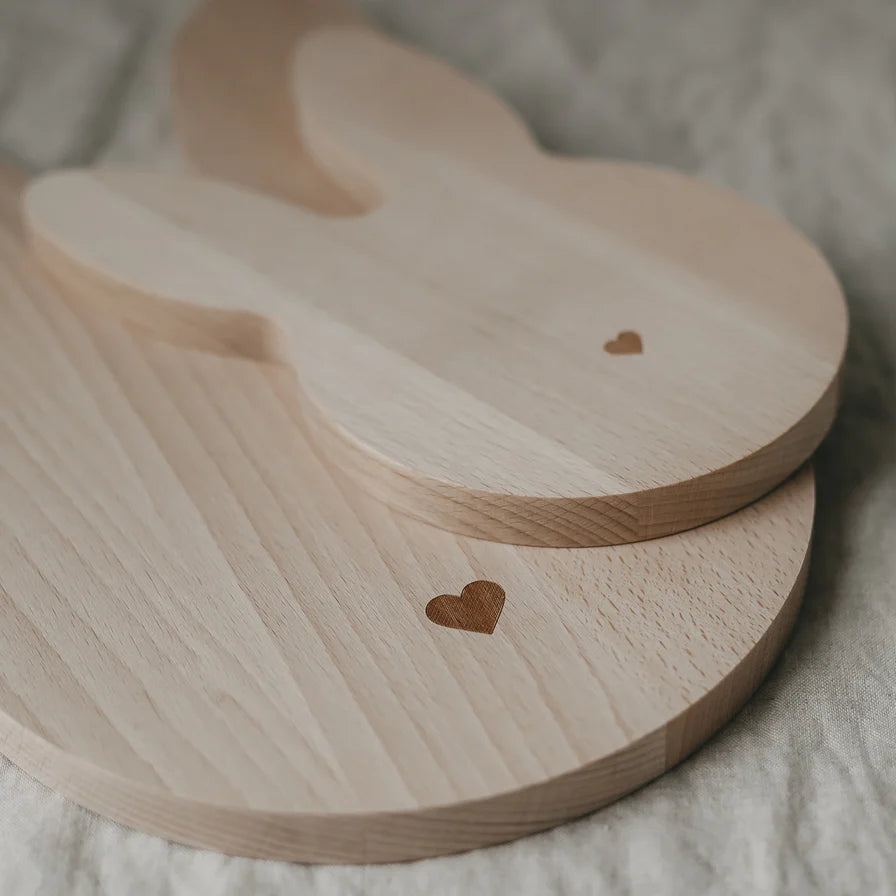 Eulenschnitt Frühstücksbrett Hase - Holzbrett von mahina