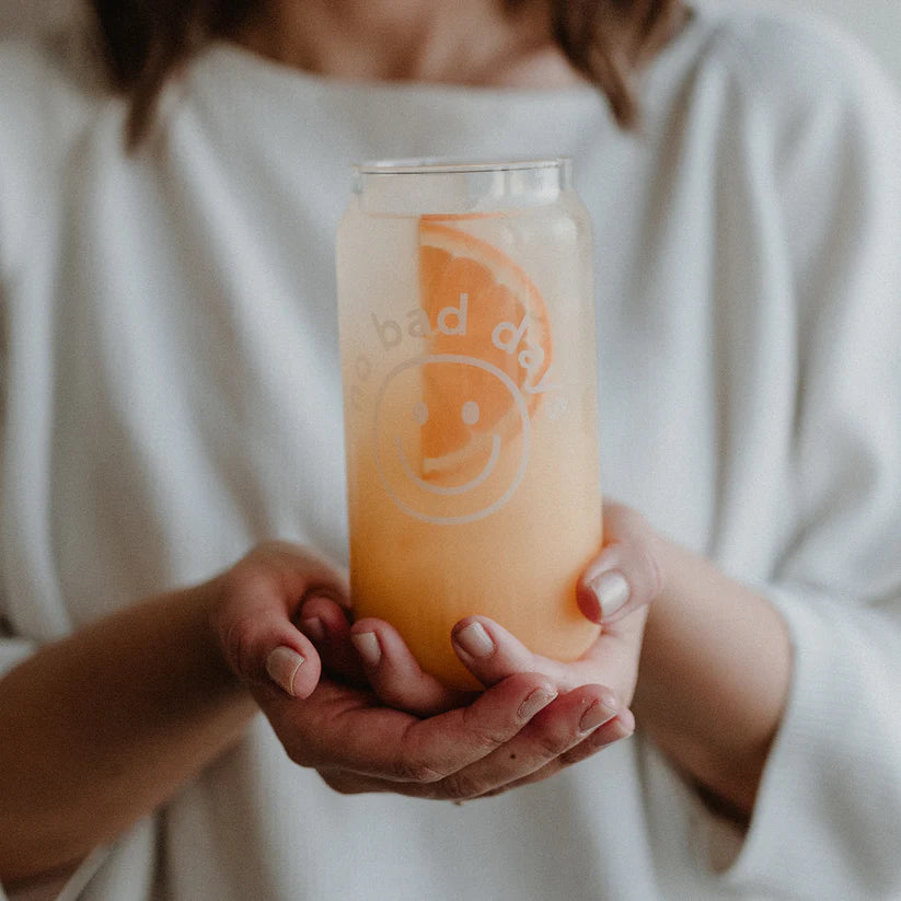 Eulenschnitt Hohes Trinkglas No Bad Days 500ml - Interior > Dekoration > Tassen von mahina