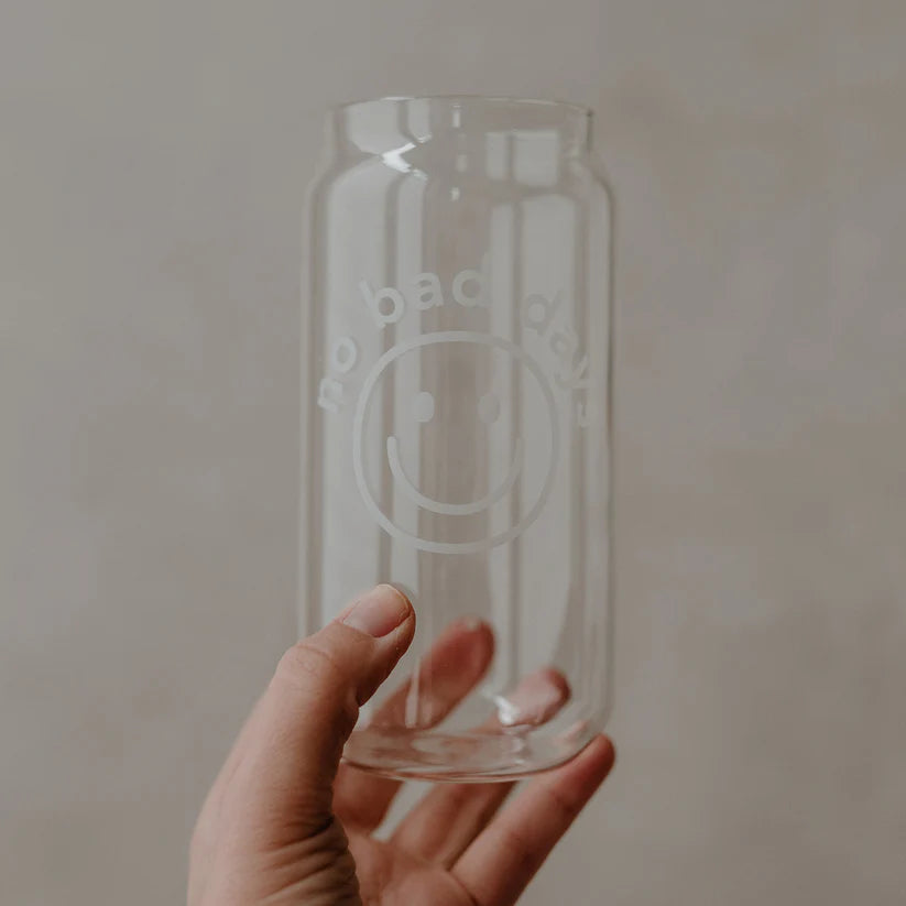 Eulenschnitt Hohes Trinkglas No Bad Days 500ml - Interior > Dekoration > Tassen von mahina