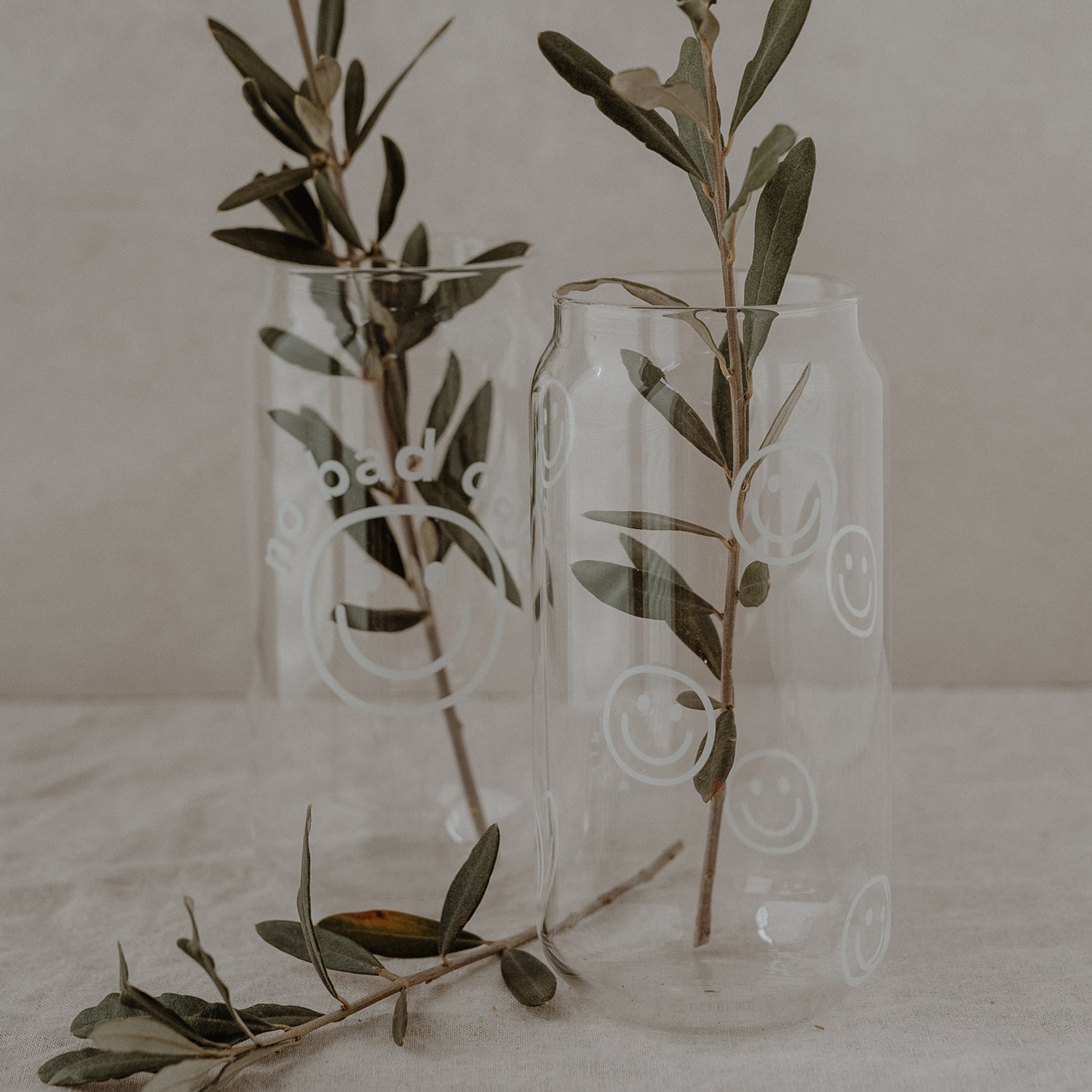 Eulenschnitt Hohes Trinkglas Smileys 500ml - Interior > Dekoration > Tassen von mahina