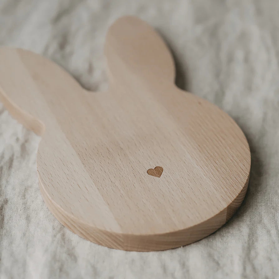 Eulenschnitt Mini Hasenbrett - Holzbrett von mahina