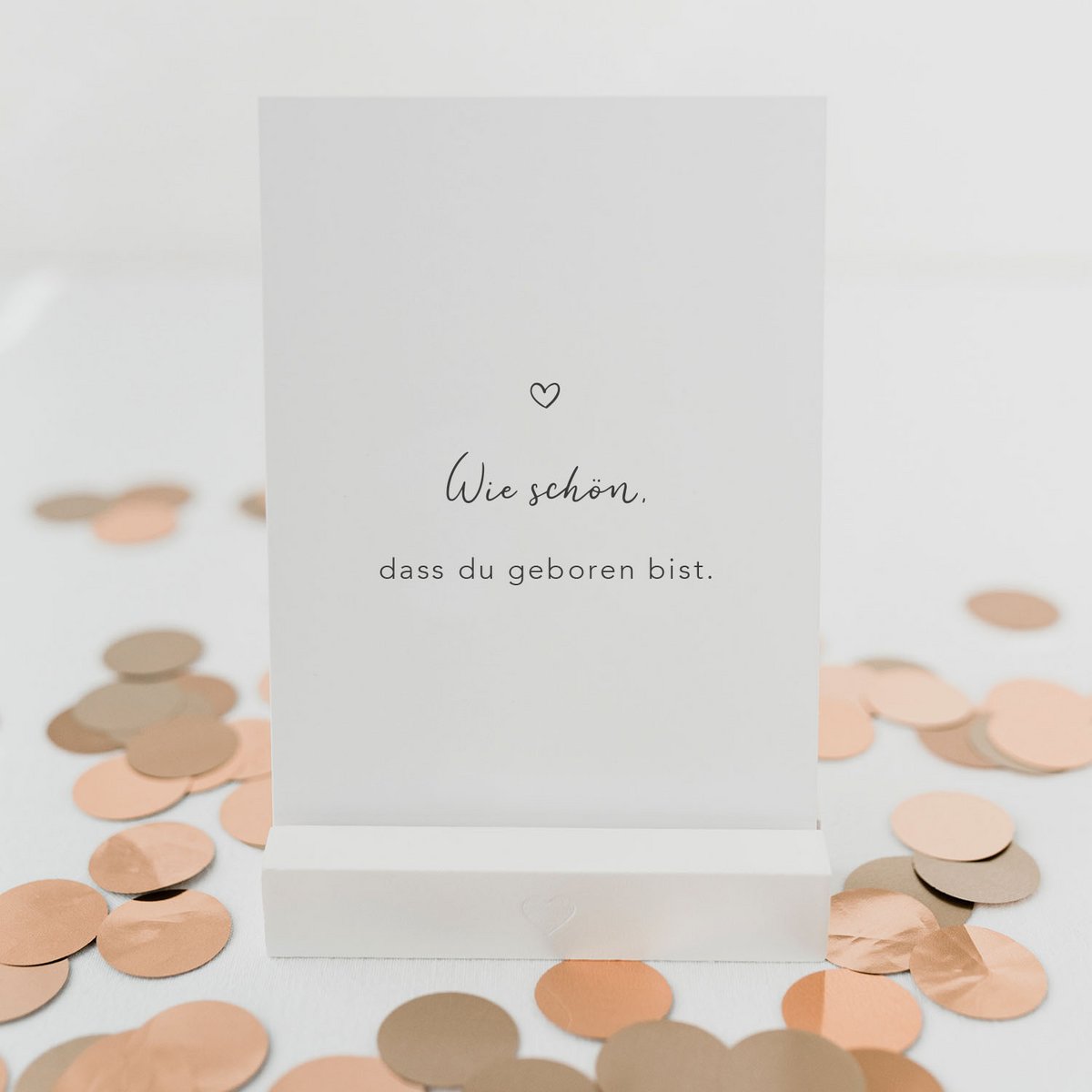 Eulenschnitt Spruchkarte "Wie Schön" - Postkarten von mahina