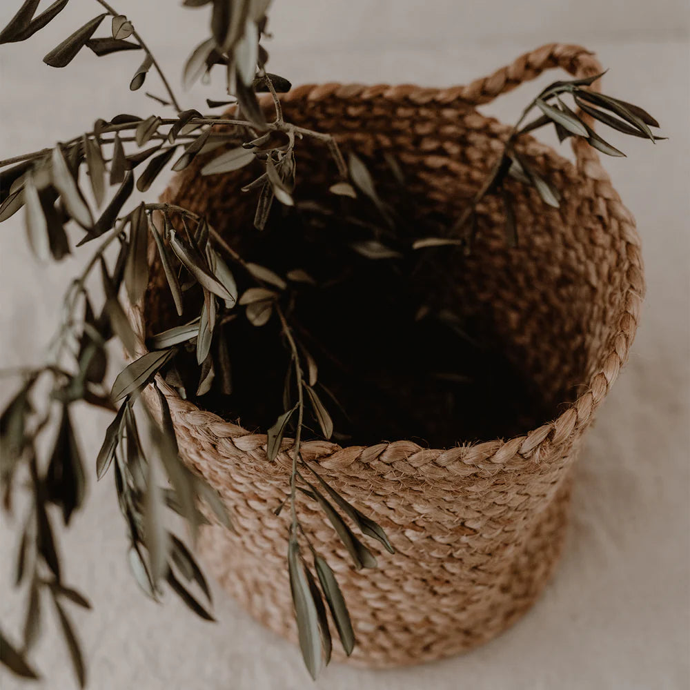 Eulenschnitt Aufbewahrungskorb aus Jute, verschiedene Größen - Interior > Dekoration > Aufbewahrungskorb von mahina