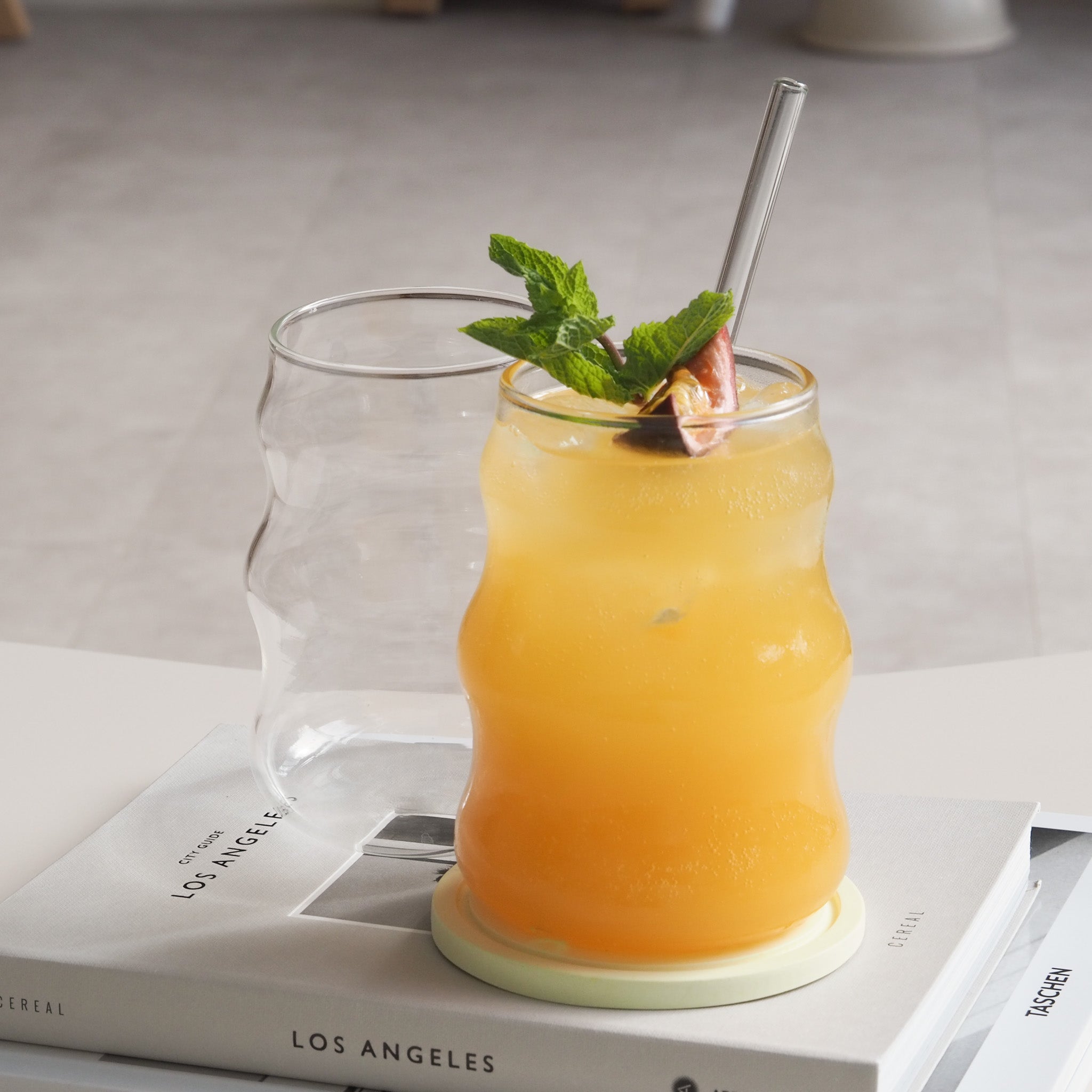 Wave Glas 500ml, 2 Stück - Trinkgläser von mahina